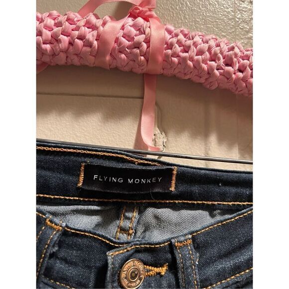 Flying Monkey Skinny Jeans Woman’s Size 24 - Picture 8 of 15